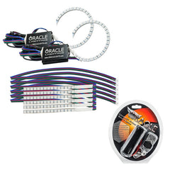 ORACLE Lighting - Oracle 18 - 21 Ford Mustang DRL Upgrade w/ Halo Kit - ColorSHIFT - Demon Performance