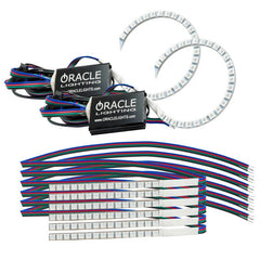 ORACLE Lighting - Oracle 18 - 21 Ford Mustang DRL Upgrade w/ Halo Kit - ColorSHIFT w/o Controller - Demon Performance