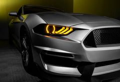 ORACLE Lighting - Oracle 18 - 21 Ford Mustang Dynamic DRL Upgrade w/ Halo Kit & Sequential Turn Signal - ColorSHIFT - Demon Performance