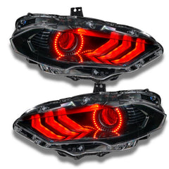 ORACLE Lighting - Oracle 18 - 21 Ford Mustang Dynamic DRL Upgrade w/ Halo Kit & Sequential Turn Signal - ColorSHIFT - Demon Performance