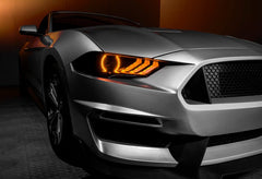 ORACLE Lighting - Oracle 18 - 21 Ford Mustang Dynamic DRL Upgrade w/ Halo Kit & Sequential Turn Signal - ColorSHIFT - Demon Performance