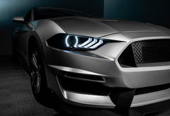 ORACLE Lighting - Oracle 18 - 21 Ford Mustang Dynamic DRL Upgrade w/ Halo Kit & Sequential Turn Signal - ColorSHIFT - Demon Performance