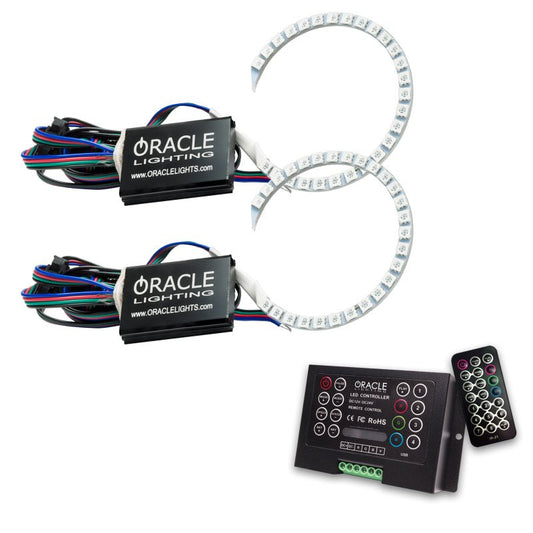 ORACLE Lighting - Oracle 18 - 21 Ford Mustang LED Headlight Halo Kit - ColorSHIFT 2 - Demon Performance