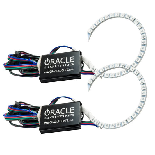 ORACLE Lighting - Oracle 18 - 21 Ford Mustang LED Headlight Halo Kit - ColorSHIFT w/o Controller - Demon Performance