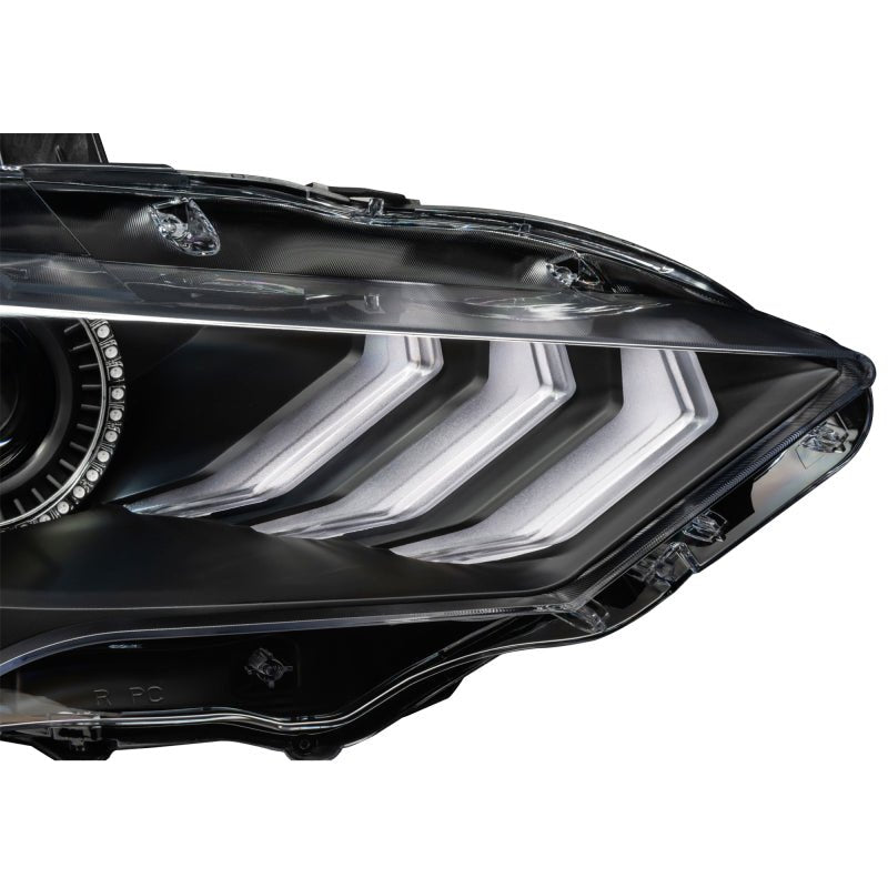 ORACLE Lighting - Oracle Lighting 18 - 23 Ford Mustang Dynamic ColorSHIFT LED Headlights - Black Series - Demon Performance