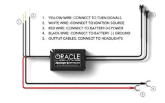 ORACLE Lighting - Oracle Lighting 18 - 23 Ford Mustang Dynamic ColorSHIFT LED Headlights - Black Series - Demon Performance