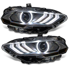 ORACLE Lighting - Oracle Lighting 18 - 23 Ford Mustang Dynamic ColorSHIFT LED Headlights - Black Series - Demon Performance
