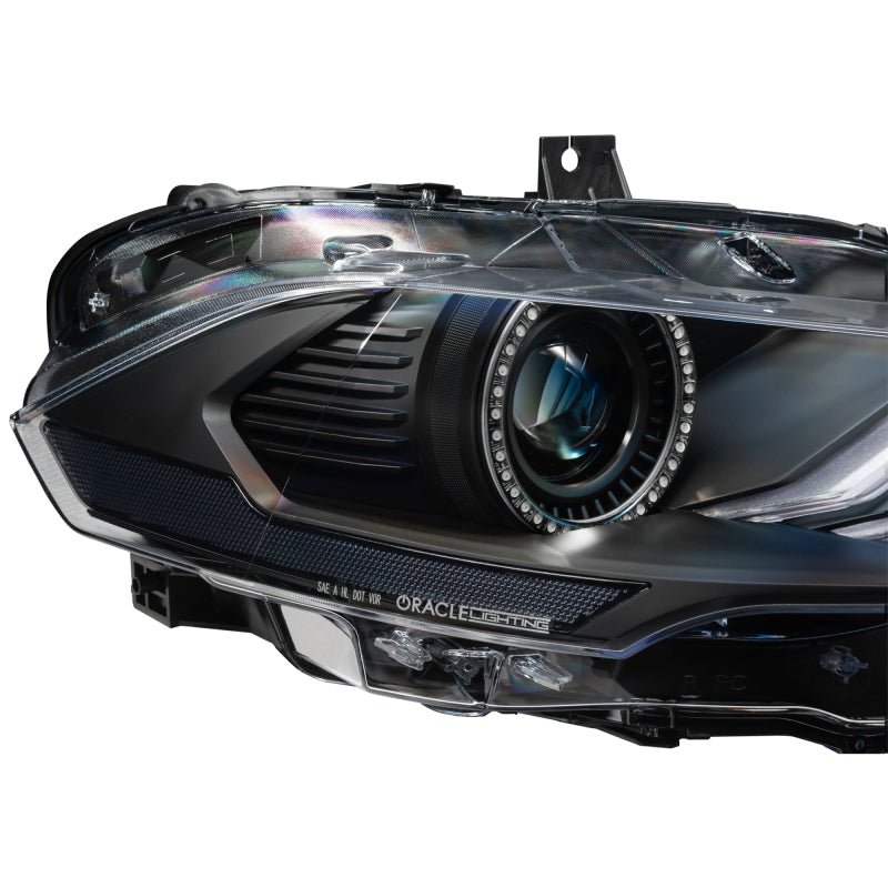 ORACLE Lighting - Oracle Lighting 18 - 23 Ford Mustang Dynamic ColorSHIFT LED Headlights - Black Series - Demon Performance