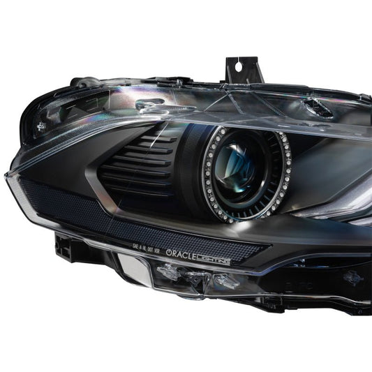 ORACLE Lighting - Oracle Lighting 18 - 23 Ford Mustang Dynamic ColorSHIFT LED Headlights - Black Series - Demon Performance
