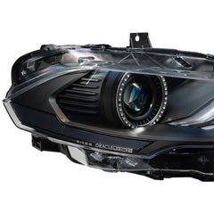 ORACLE Lighting - Oracle Lighting 18 - 23 Ford Mustang Dynamic ColorSHIFT LED Headlights - Black Series - Demon Performance