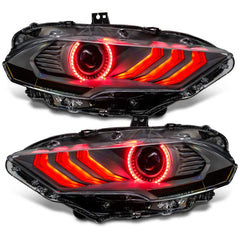 ORACLE Lighting - Oracle Lighting 18 - 23 Ford Mustang Dynamic ColorSHIFT LED Headlights - Black Series - Demon Performance