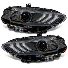 ORACLE Lighting - Oracle Lighting 18 - 23 Ford Mustang Dynamic ColorSHIFT LED Headlights - Black Series - Demon Performance