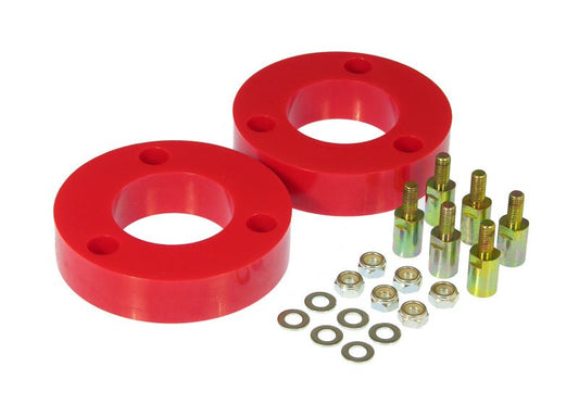 Prothane - Prothane 04 - 08 Nissan Titan Front Coil Spring 2in Lift Spacer - Red - Demon Performance