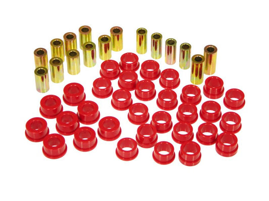 Prothane - Prothane 95 - 98 Nissan 240SX Rear Control Arm Bushings - Red - Demon Performance