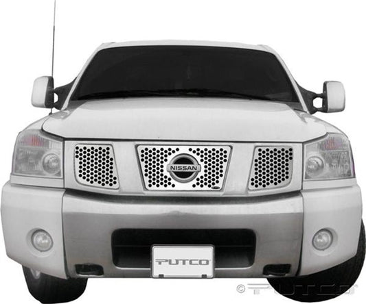 Putco - Putco 04 - 07 Nissan Titan / Armada Punch Stainless Steel Grilles - Demon Performance