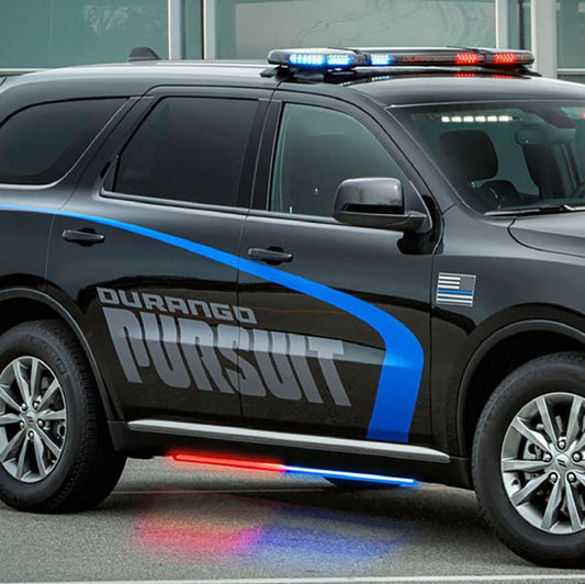 Putco - Putco 11 - 23 Dodge Durango Blade Rocker Kits Sideliners - Red/Blue w/ White Override - Demon Performance