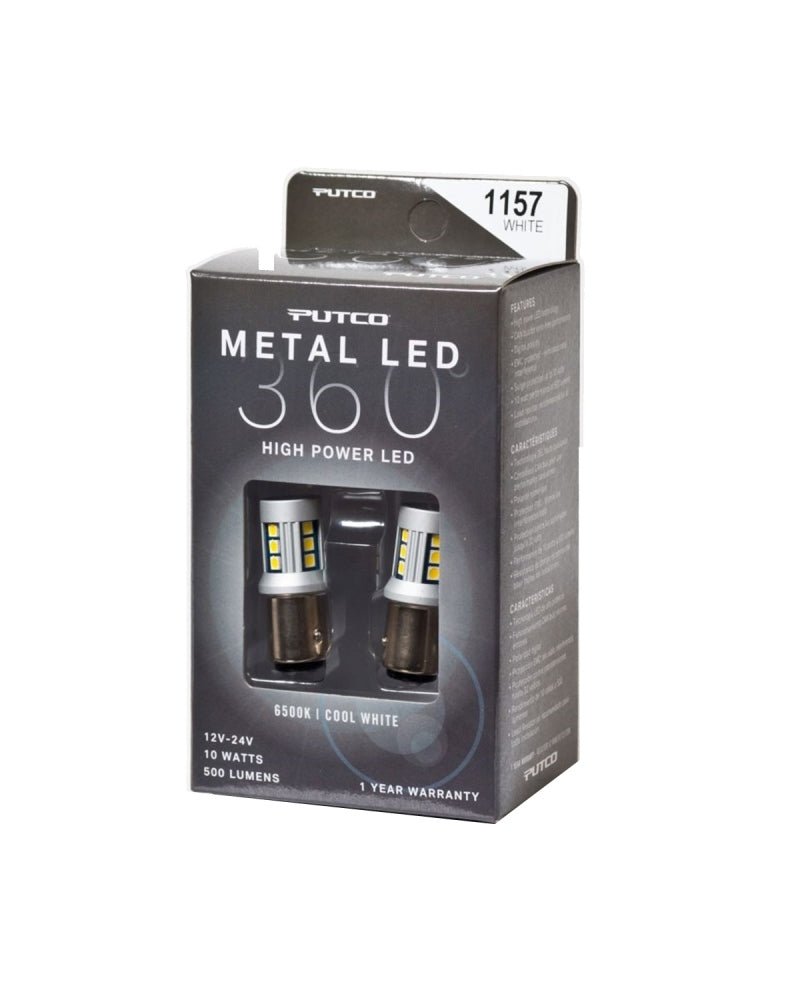 Putco - Putco 1157 - White Metal 360 LED - Demon Performance