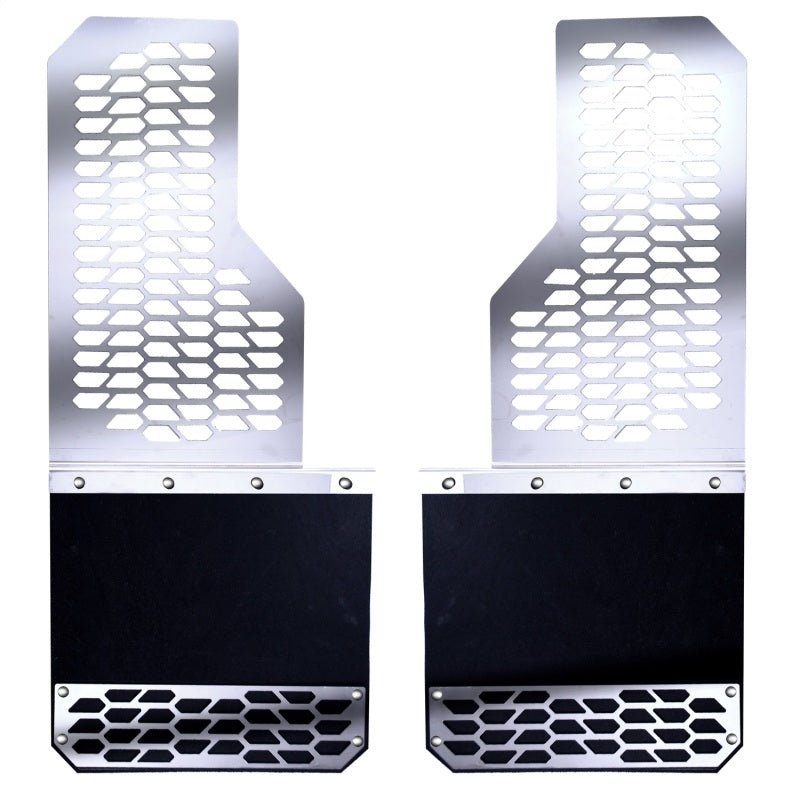 Putco - Putco 14-20 Chevrolet Silverado LD / GMC Sierra LD - Set of 2 Mud Skins - Polished SS w/ Hex Shield - Demon Performance