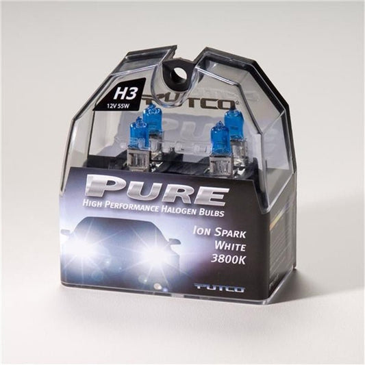 Putco - Putco Ion Spark White H3 - Pure Halogen HeadLight Bulbs - Demon Performance