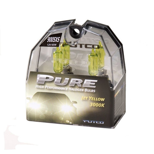 Putco - Putco Jet Yellow 9005XS - Pure Halogen HeadLight Bulbs - Demon Performance