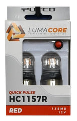 Putco - Putco LumaCore 1157 Red - Pair (x3 Strobe w/ Bright Stop) - Demon Performance