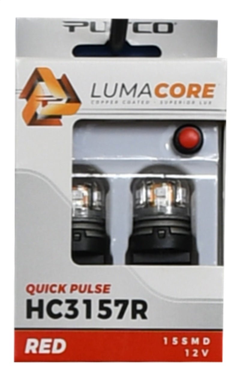 Putco - Putco LumaCore 3157 Red - Pair (x3 Strobe w/ Bright Stop) - Demon Performance