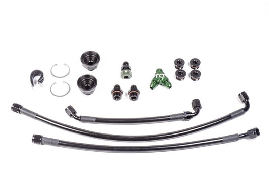 Radium Engineering - Radium Engineering Nissan VQ35HR & VQ37VHR Fuel Rail Plumbing Kit - Demon Performance
