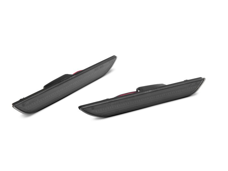 Raxiom - Raxiom 15 - 22 Ford Mustang Axial Series LED Side Marker Lights Rear (Smoked) - Demon Performance