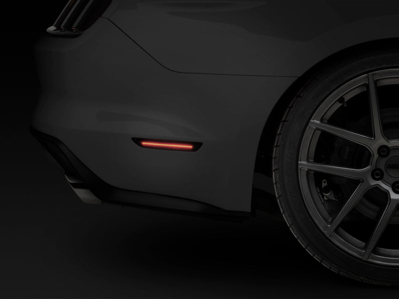 Raxiom - Raxiom 15 - 22 Ford Mustang Axial Series LED Side Marker Lights Rear (Smoked) - Demon Performance