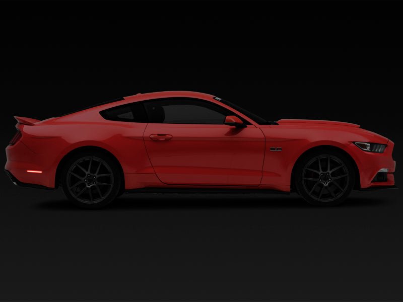 Raxiom - Raxiom 15 - 22 Ford Mustang Axial Series LED Side Marker Lights Rear (Smoked) - Demon Performance