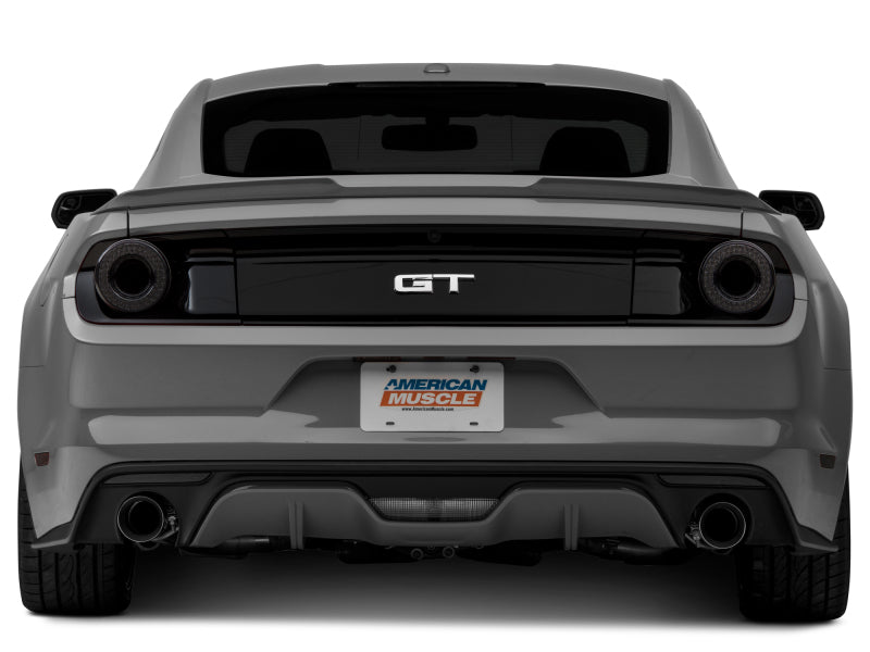 Raxiom - Raxiom 15 - 22 Ford Mustang Halo LED Tail Lights - Gloss Black Housing (Smoked Lens) - Demon Performance