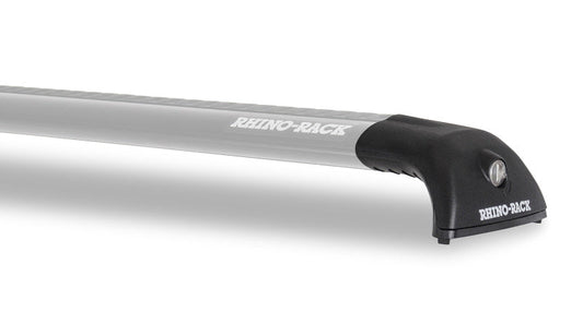 Rhino-Rack - Rhino-Rack 11-21 Grand Cherokee WK2 4 Door SUV w/Metal Roof Rails Vortex RVP 2 Bar Roof Rack - Black - Demon Performance