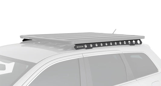 Rhino-Rack - Rhino-Rack 11-21 Jeep Grand Cherokee WK2 4DR (w/ Metal Roof Rails) Backbone Mounting System - Black - Demon Performance