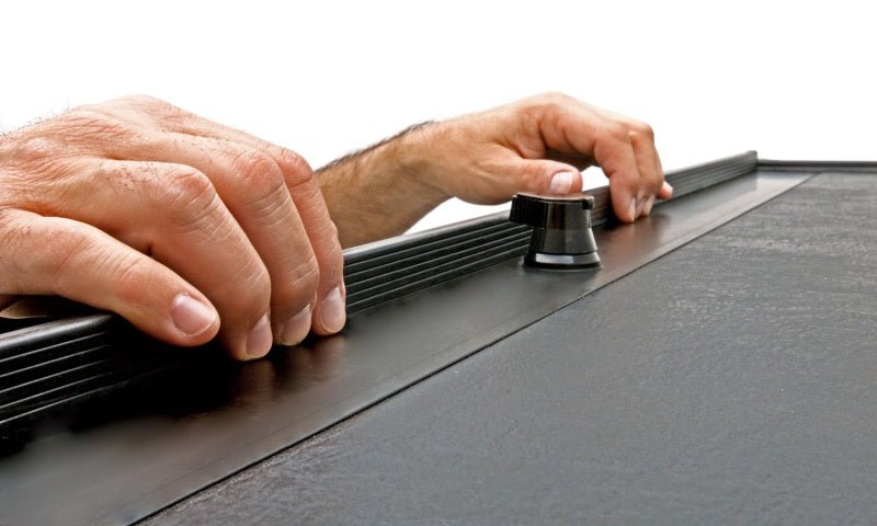 Roll - N - Lock - Roll - N - Lock 16 - 18 Nissan Titan Crew Cab XSB 65 - 3/8in M - Series Retractable Tonneau Cover - Demon Performance