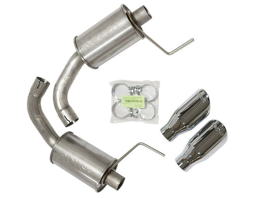 Roush - Roush 2015 - 2017 & 2024 Ford Mustang 5.0L V8 Exhaust Kit w/ Round Tips (304SS) - Demon Performance