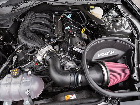 Roush - Roush 2015 - 2017 Ford Mustang 3.7L Cold Air Kit - Demon Performance