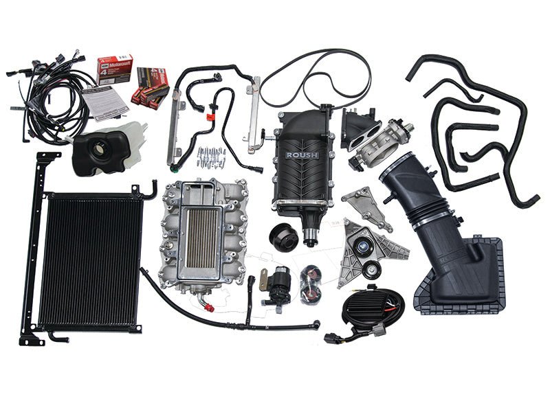 Roush - ROUSH 2015 - 2017 Ford Mustang 5.0L V8 600HP Phase 2 Calibrated Supercharger Kit - Demon Performance