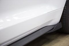 Roush - Roush 2015 - 2023 Ford Mustang Black Rocker Winglets - Demon Performance
