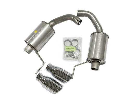 Roush - Roush 2015 - 2024 Ford Mustang 3.7L/2.3L V6/I4 Exhaust Kit w/ Round Tips - Demon Performance