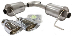 Roush - Roush 2015 - 2024 Ford Mustang 3.7L/2.3L V6/I4 Exhaust Kit w/ Round Tips - Demon Performance