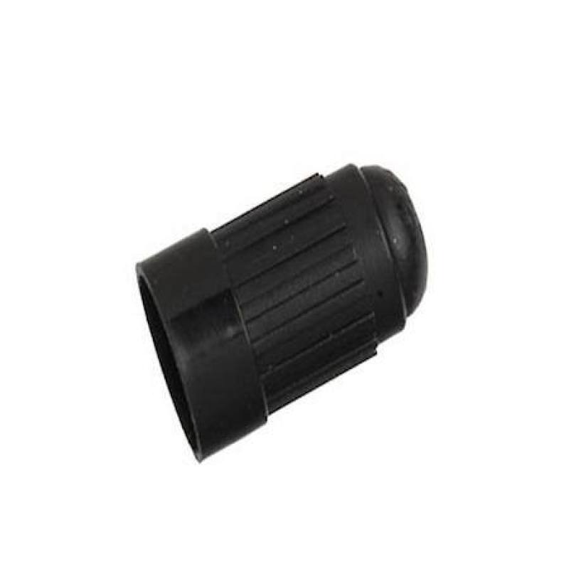 Schrader - Schrader TPMS Plastic Black Sealing Snap-In Valve Cap - 100 Pack - Demon Performance