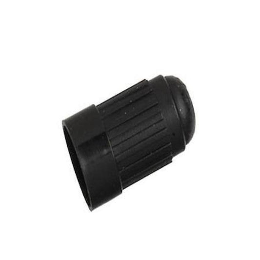 Schrader - Schrader TPMS Plastic Black Sealing Snap-In Valve Cap - 100 Pack - Demon Performance