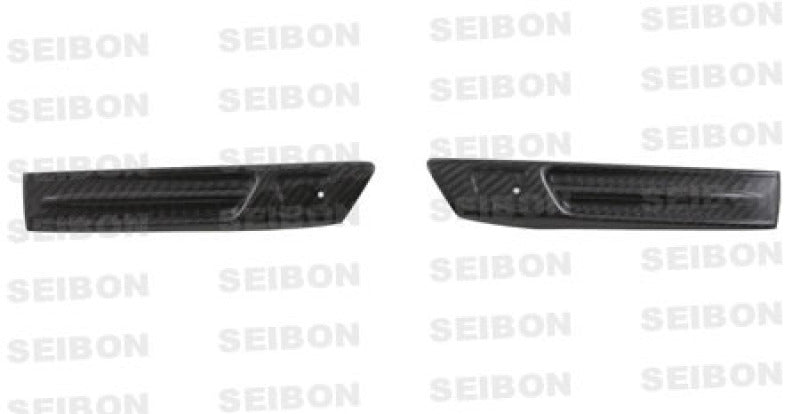 Seibon - Seibon 09 - 10 Nissan GTR R35 Carbon Fiber Fender Duct Logos (Pair) - Demon Performance