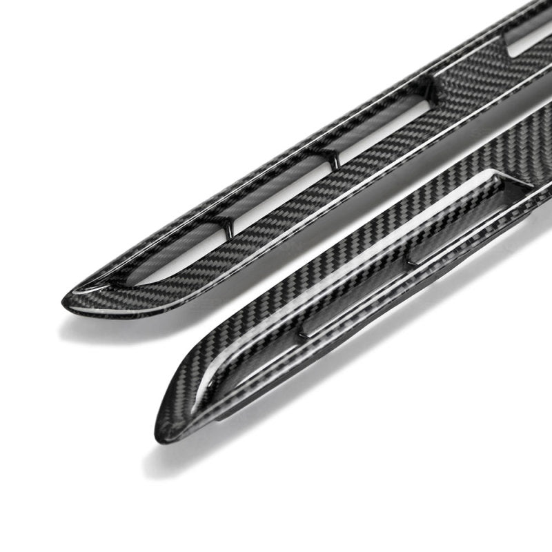 Seibon - Seibon 09 - 10 Nissan GTR R35 Carbon Fiber Fender Ducts (Pair) - Demon Performance