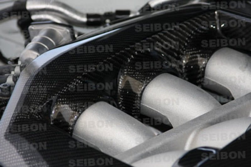 Seibon - Seibon 09 - 11 Nissan GTR R35 Carbon Fiber Engine Cover - Demon Performance