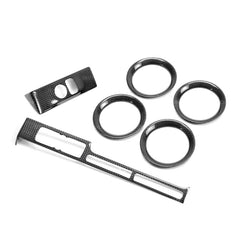 Seibon - Seibon 09 - 14 Nissan GTR Carbon Fiber Interior Center Control Trim (6 pcs) - Demon Performance