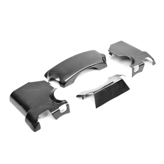 Seibon - Seibon 09 - 14 Nissan GTR Carbon Fiber Steering Column Surround Trim - Demon Performance