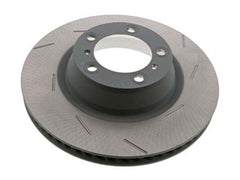 SHW Performance - SHW 11 - 16 Porsche Panamera 4 3.6L w/o Ceramics Right Rear Slotted Monobloc Brake Rotor (971615602P) - Demon Performance