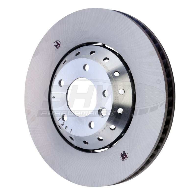 SHW Performance - SHW 15 - 18 Porsche Cayenne GTS w/19in Wheel w/o Ceramics Right Frt Smooth LW Brake Rotor(95835140450) - Demon Performance