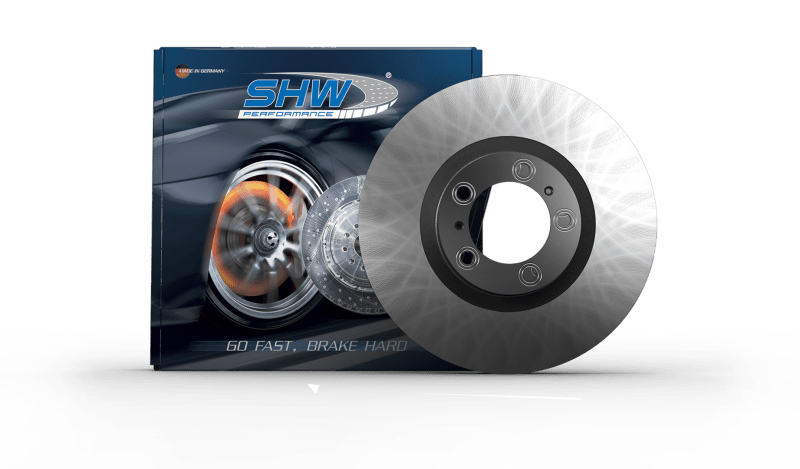 SHW Performance - SHW 17 - 20 Porsche Panamera 4 w/Black Caliper w/o Ceramics Left Frt Smooth MB Brake Rotor (971615301) - Demon Performance